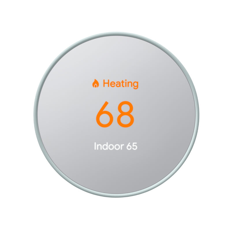Google Nest Thermostat Snow