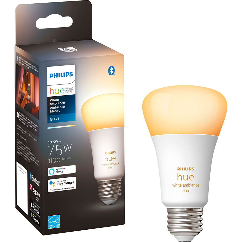 Philips Hue White Ambiance E26 1 Pack
