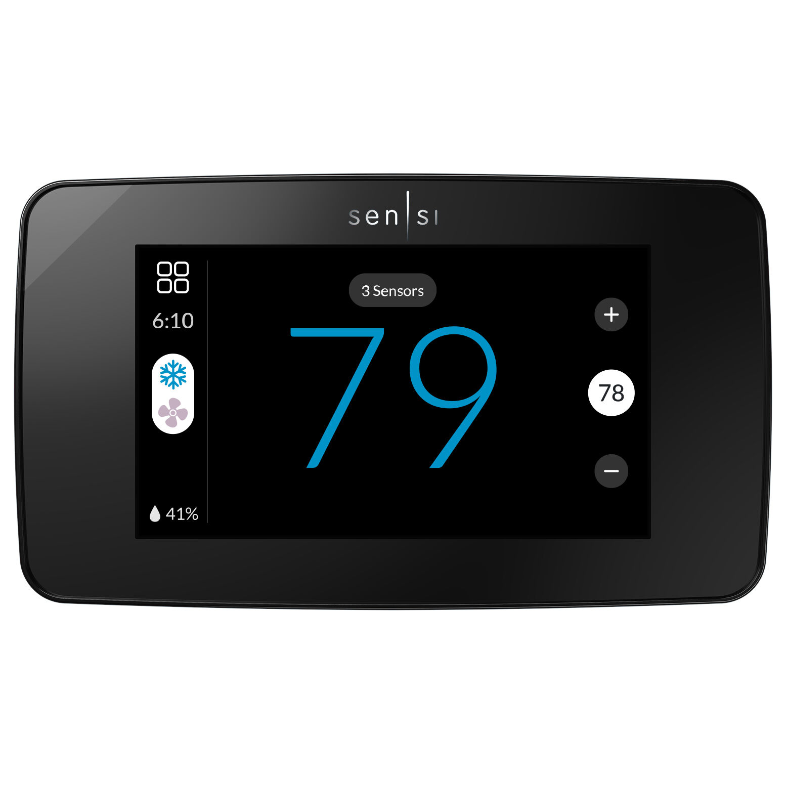 Sensi Touch 2 smart thermostat Black | My ORU store - New York